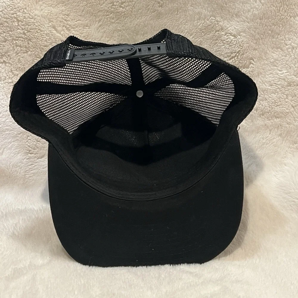 Authentic Original O'Neill Trucker Hat 1952 Black Camo Water‎ Back Mesh Snapback